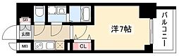 S-RESIDENCE名駅North2 1Kの間取図画像