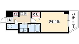 AHマンション泉 1Kの間取図画像