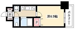 プレサンス新栄デコール 1Kの間取図画像