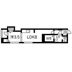 Lega庄内通 1LDKの間取図画像