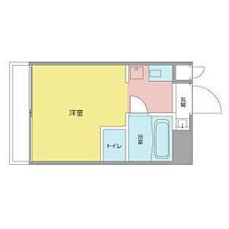 フィレンツェ名駅 ワンルームの間取図画像