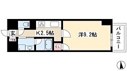 スタジオスクエア大須 1Kの間取図画像
