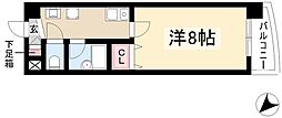 CITY-COURT 1Kの間取図画像