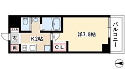 ViaFerix 1Kの間取図画像