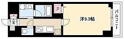 パルファンドゥジョア 1Kの間取図画像