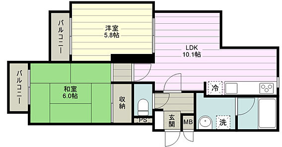 鶴瀬ビューパレー_間取り_0