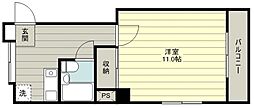 第2関根ビル 1Kの間取図画像