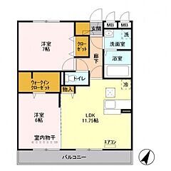 物件の間取り