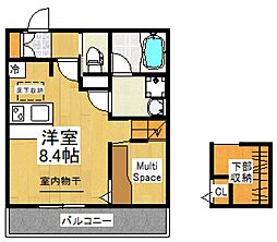 MyStylevintageみずほ台 ワンルームの間取図画像