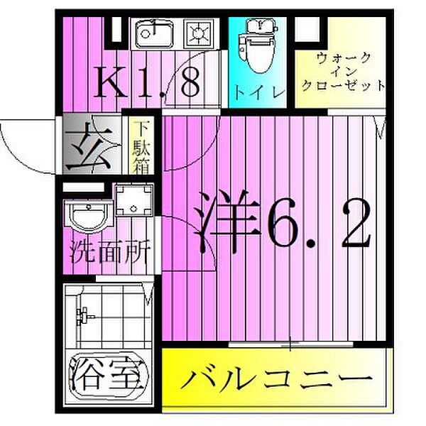 T＆P　TAKENOTSUKA ｜東京都足立区竹の塚１丁目(賃貸アパート1K・1階・22.39㎡)の写真 その2