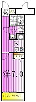 東京都足立区舎人５丁目（賃貸アパート1K・3階・25.40㎡） その2