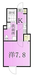 The Machiya Court（ザマチヤコート） 3階1Kの間取り