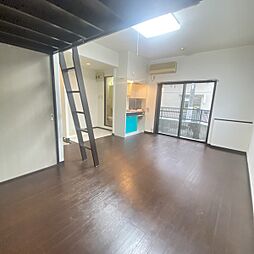 スリーハイム鹿浜 1階ワンルームのリビング/ダイニング