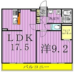 リブリ・EDEN　足立 3階1LDKの間取り