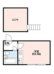 プラザドゥミハルA ワンルームの間取図画像