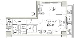 足立区西新井栄町3丁目マンション 1LDKの間取図画像