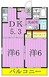 メゾンクレールB 2階