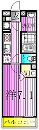 リブリ・南花畑 1Kの間取図画像