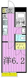 ベストプラン堀切 1Kの間取図画像