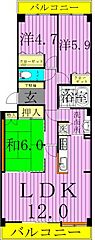 物件の間取り