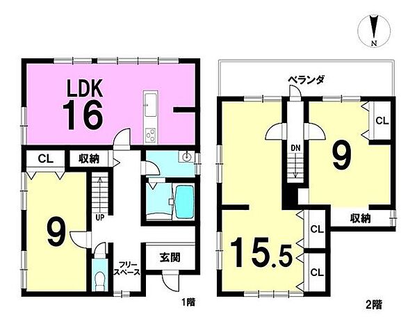 間取りを拡大表示