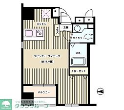 Ｋ’ｓ麹町 6階ワンルームの間取り
