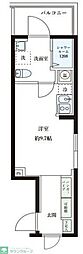 レピュア大島レジデンスII ワンルームの間取図画像