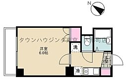 日本橋荒木ビル 1Kの間取図画像