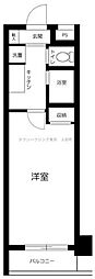 スカイコート銀座東2 1Kの間取図画像