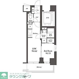 BRANSIESTA東陽町 1LDKの間取図画像