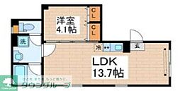 SkyResidence新御徒町 1LDKの間取図画像