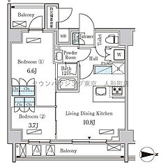 物件の間取り