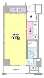 KDXレジデンス日本橋人形町 1Kの間取図画像