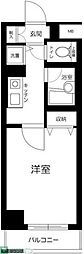 シンシア日本橋新川 1Kの間取図画像