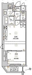 RELUXIA上野 1LDKの間取図画像