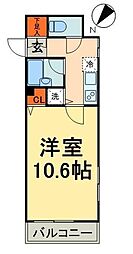 プライムアーバン日本橋人形町 1Kの間取図画像