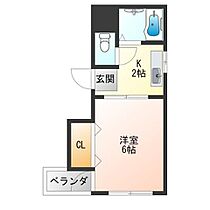 メゾンコマツ  ｜ 大阪府大阪市西成区千本北２丁目（賃貸マンション1K・3階・21.10㎡） その2