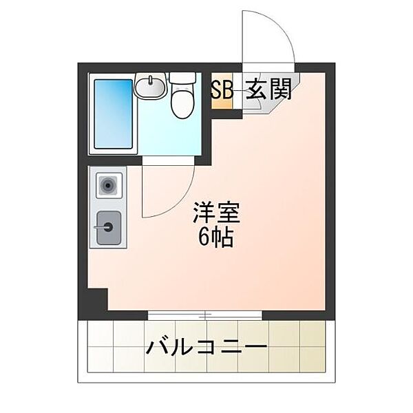 プリミセス橘 ｜大阪府大阪市西成区橘３丁目(賃貸マンション1R・3階・15.00㎡)の写真 その4