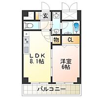 ラピスラズリ  ｜ 大阪府大阪市西成区玉出中２丁目（賃貸マンション1LDK・6階・35.50㎡） その2