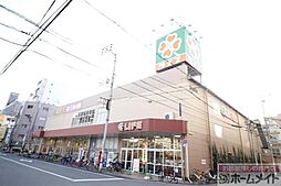 ライフ大国町店まで433ｍ