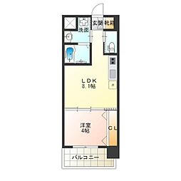 FDSPREX 1LDKの間取図画像