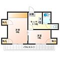 スワンハイツ4階5.0万円