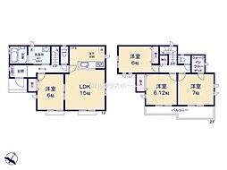 春日部市備後東2期　Ｆ号棟/全8棟　新築戸建