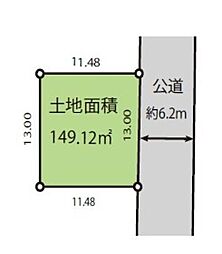 越谷市大字大泊　土地
