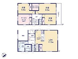 春日部市一ノ割第8　2号棟/全2棟　新築戸建