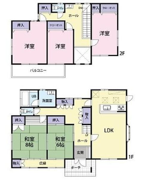 間取りを拡大表示