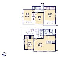春日部市中央 2号棟/全2棟 新築戸建