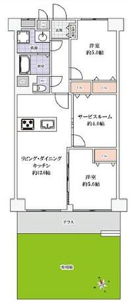 間取りを拡大表示