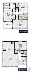 越谷市大字大房 1号棟/全2棟 新築戸建