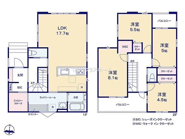 間取りを拡大表示